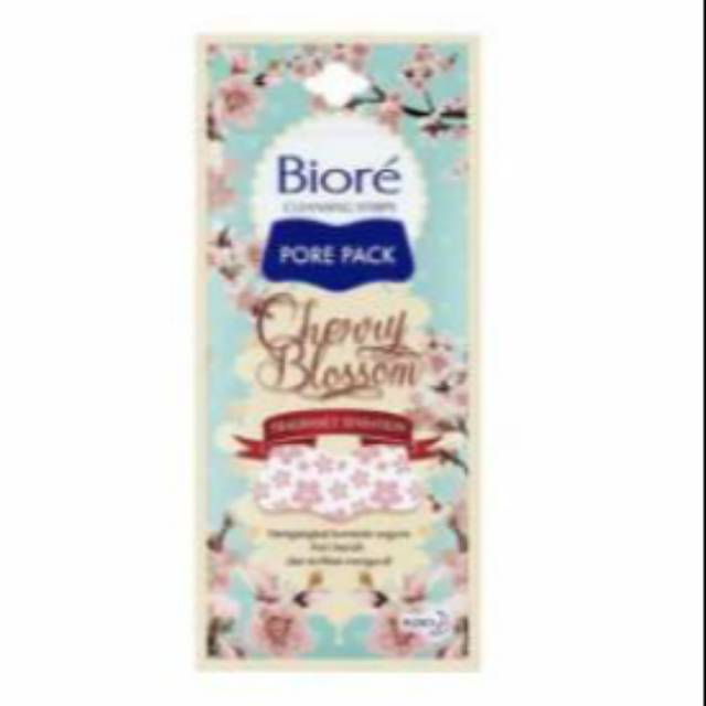 Biore pore pack 1 pack isi 4 LEMBAR Black Cherry Batik komedo Hidung (no.32)