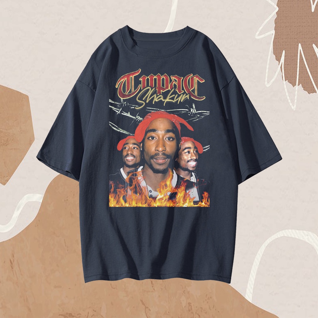 TUPAC SHAKUR RAP TEE VINTAGE T-SHIRT OVERSIZED