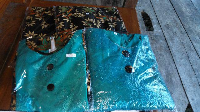 Qnunbatik Batik Family/keluarga Gamis Muslim Salma Toska