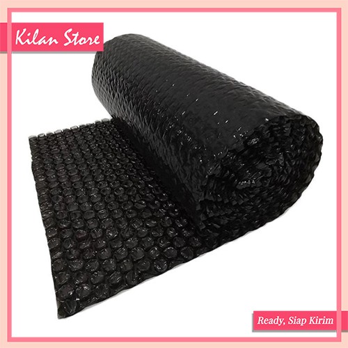 Buble Wrap Hitam Tebal