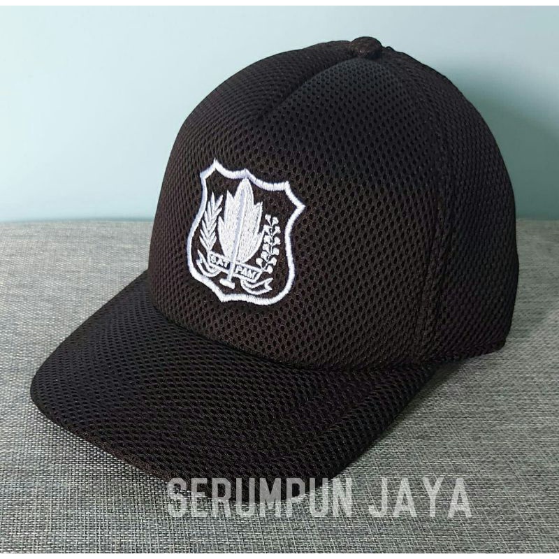 TOPI SECURITY COKLAT - TOPI SECURITY - TOPI SECURITY COKLAT DOUBLE MESH