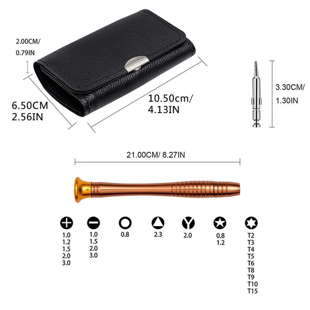 Obeng Torx 25 in 1 Set Alat Reparasi Handphone Laptop Kamera Kacamata Jam 25pcs Repair Screwdriver Precision Tool 25in1 Gadget Trox screw Model Dompet 25 Mata Lengkap Trox HP Komputer Optik