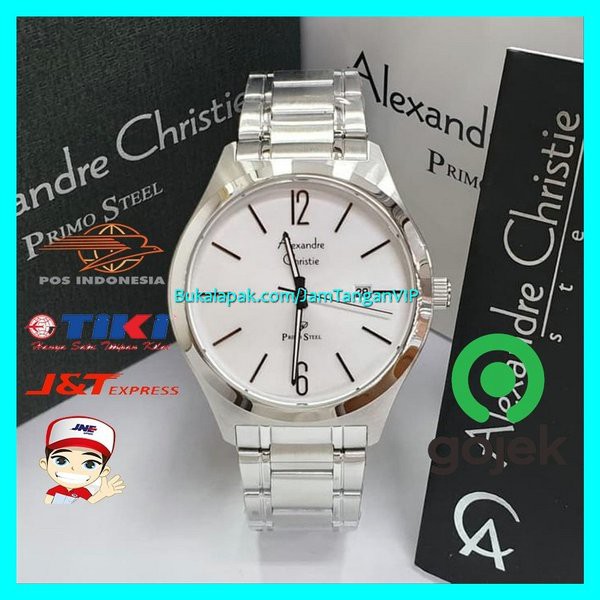 DIJUAL      Jam Tangan Alexandre Christie Cowok Pria Anti Air      MURAH