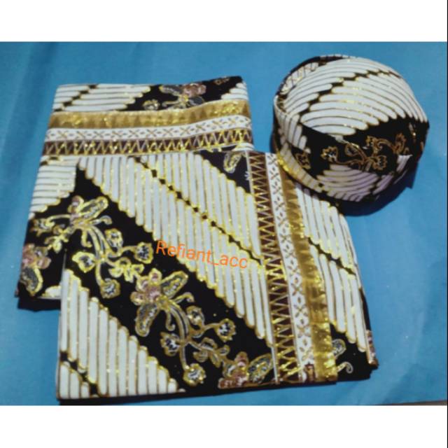 Jarik prodo sepasang + blangkon/jarik manten