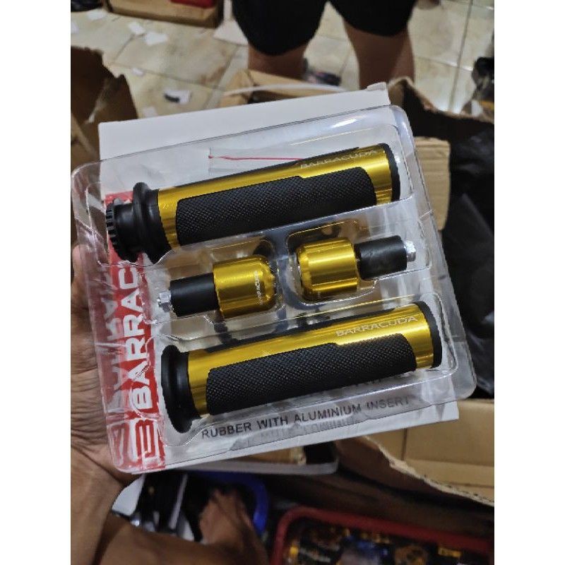 HANDGRIP HANDFAT BARRACUDA PLUS JALU STANG CNC