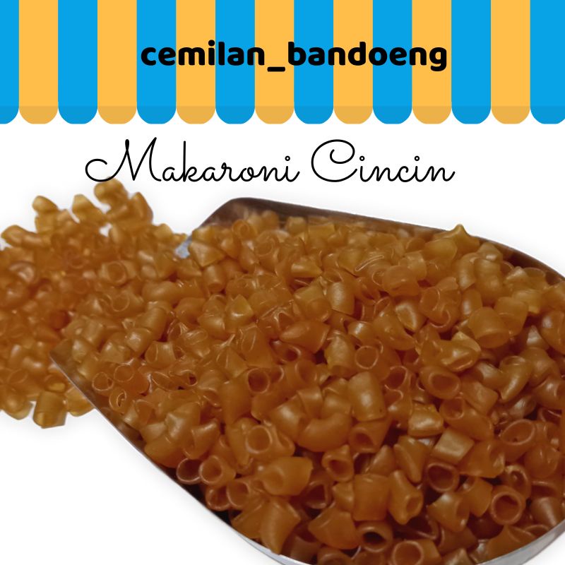 MAKARONI GORENG MEKAR BENTUK CINCIN BISA DIBIKIN BANTET KEMASAN 1 KG