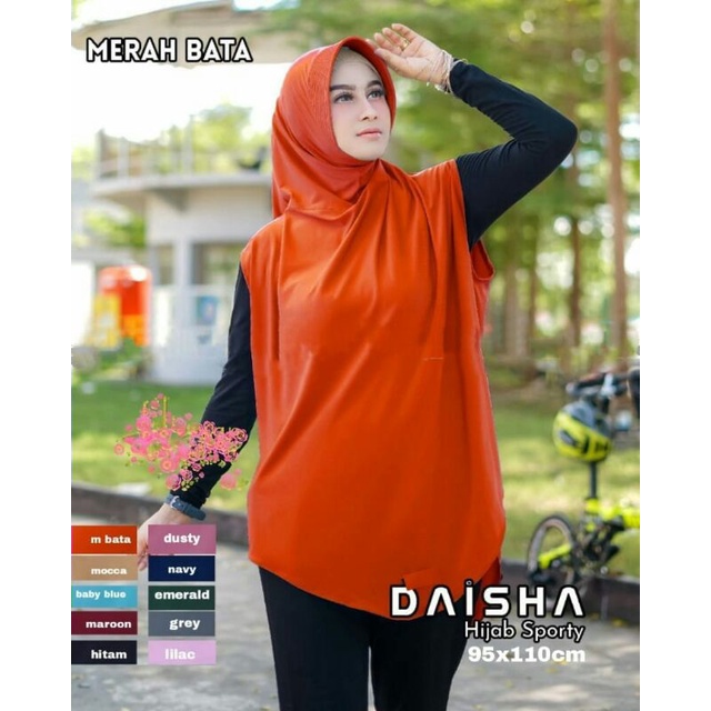 Jilbab Sporty Jumbo Jilbab Olahraga Menutup dada