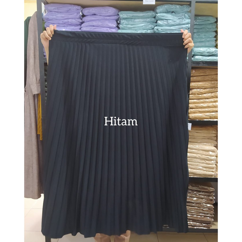 Panjang 100 cm!!! Rok plisket xxl premium quality