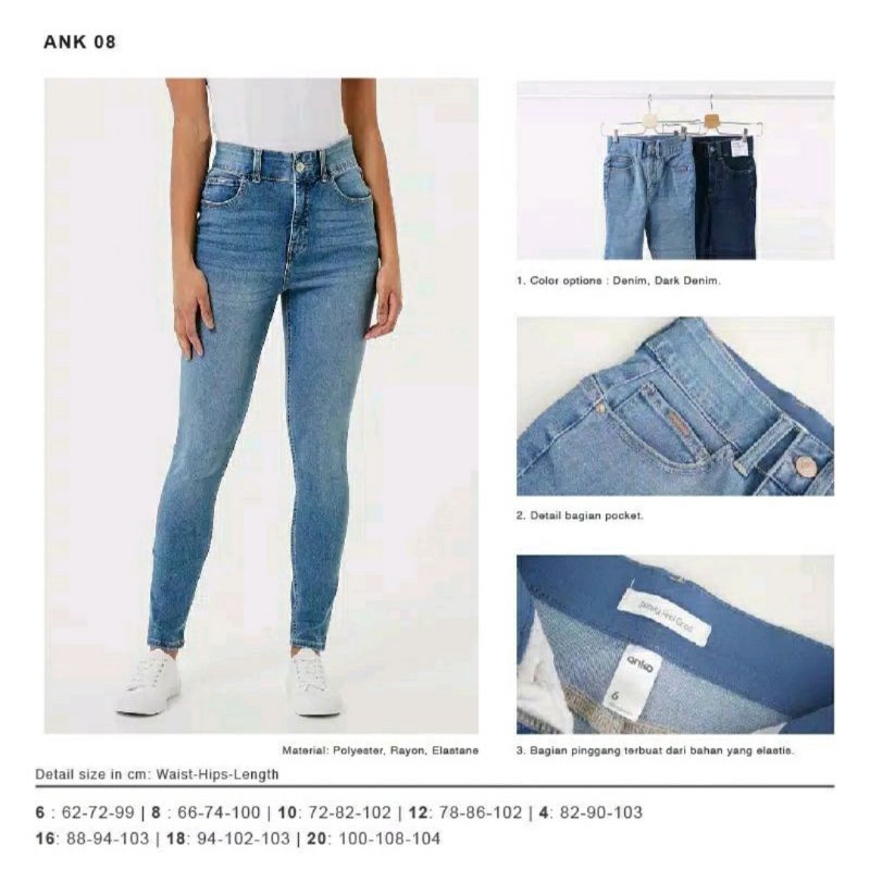 ANKO Jeans ORI Big Size Uk. 26