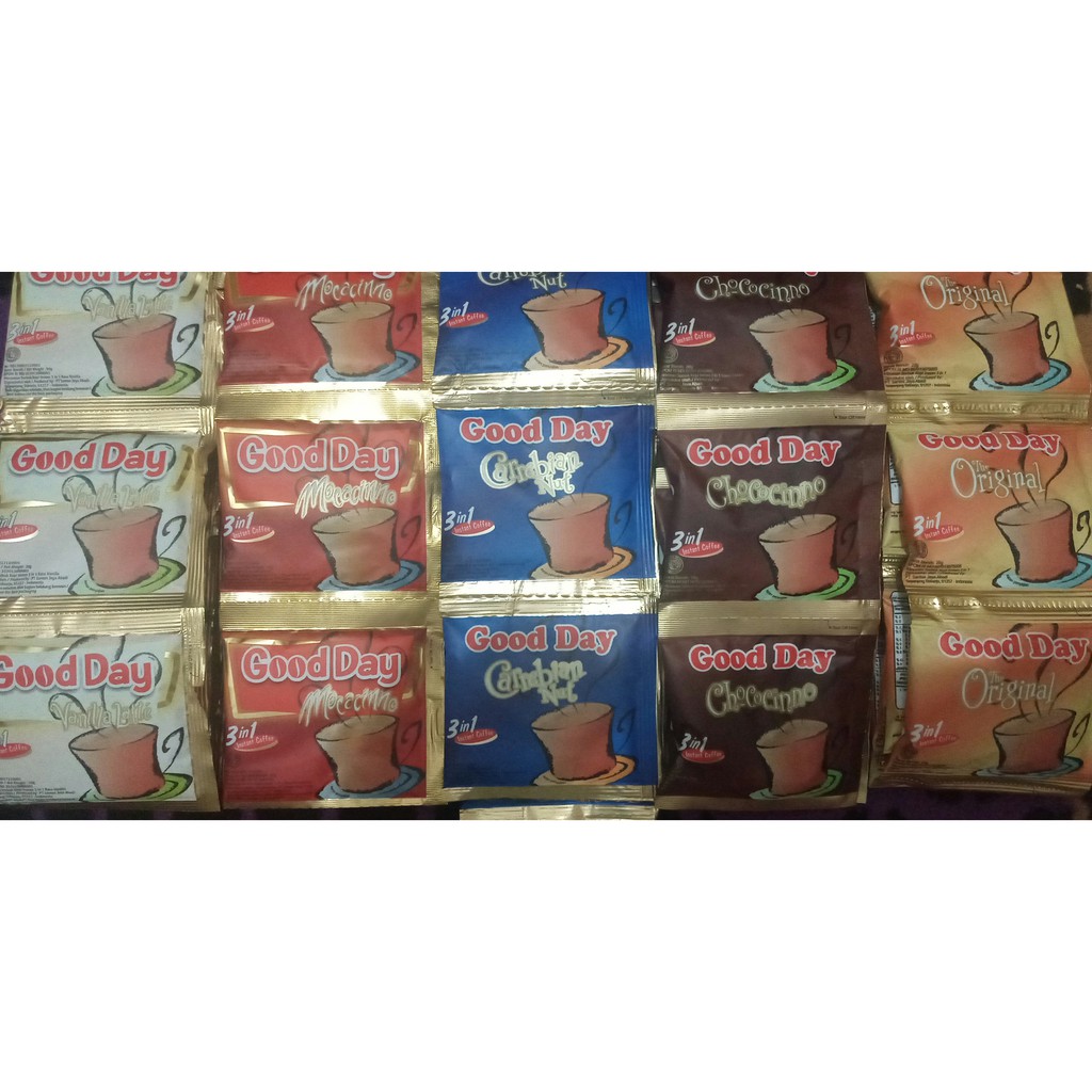 

Good day 3 in 1 1 renceng isi 10 sachet