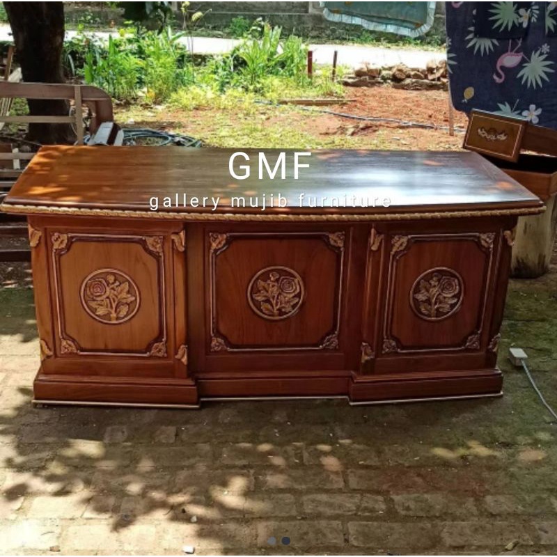meja kantor jati jepara meja kantor ukir meja kantor meja direktur jati