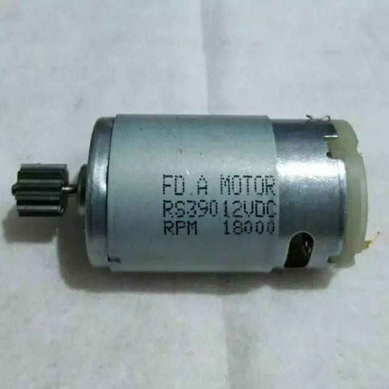 Dinamo Type 390 (kecil) 12V Untuk Mobil/Motor Mainan Aki