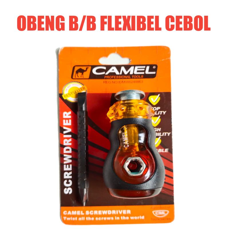 CAMEL OBENG PENDEK / OBENG CEBOL / OBENG MINI /OBENG MAGNET