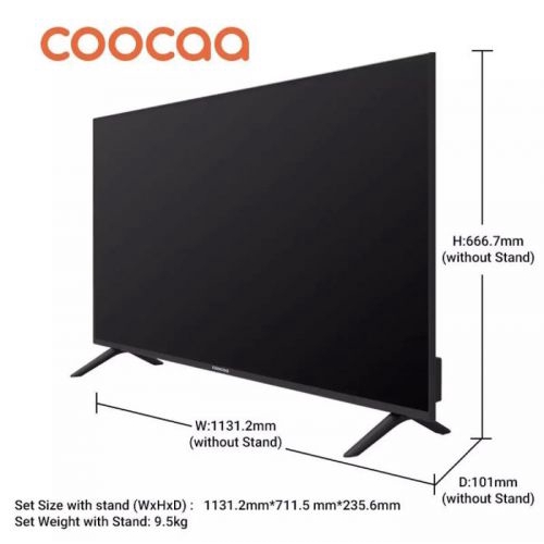 TV LED COOCAA 50 Inch 50S3N Smart TV 4K ULTRA HD NETFLIX & YOUTUBE