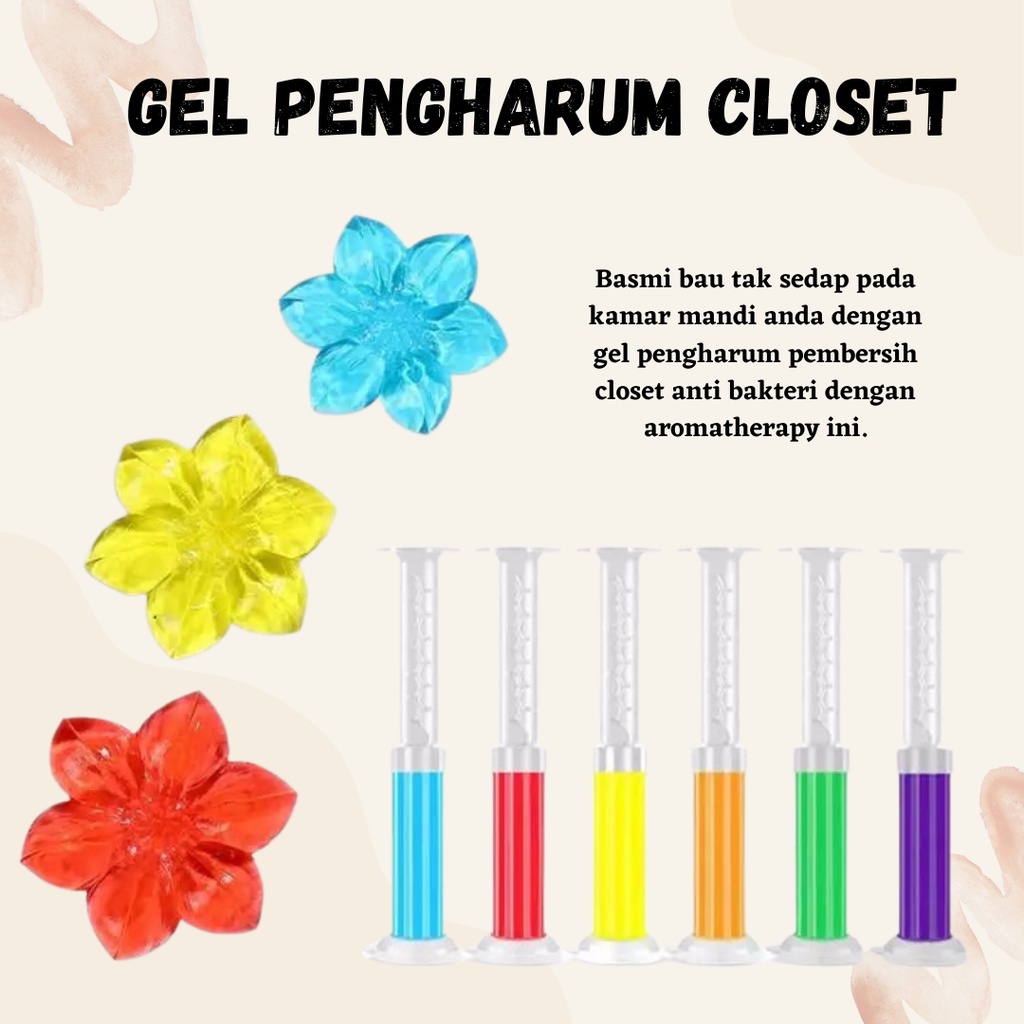 TERBARU!! Toilet Gel Cleaner Pewangi Aromatic Pembersih Pewangi Closet Anti Bau