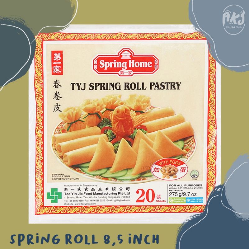 

TYJ Spring Roll Besar Isi 20 Kulit Lumpia