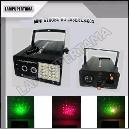 LAMPU LASER MINI STROBO RG LS-004
