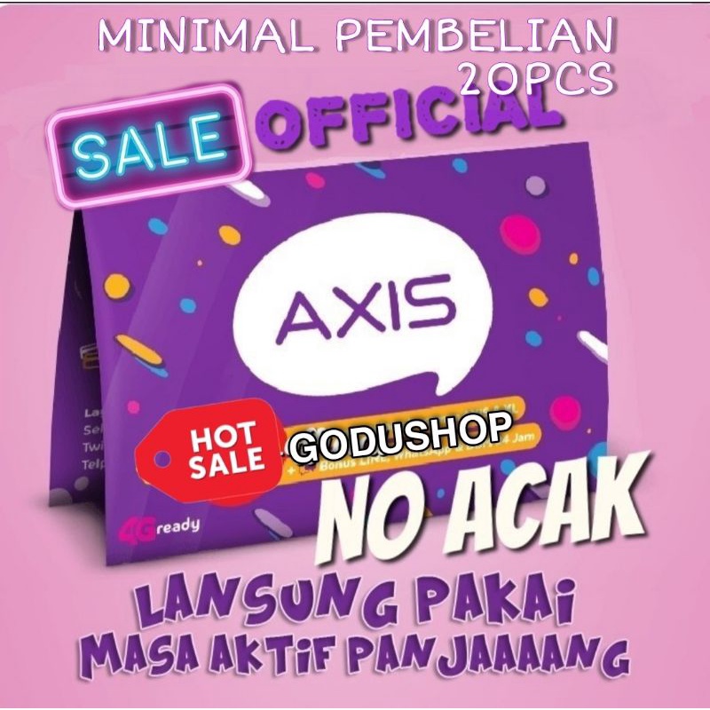 KARTU PERDANA AXIS SUDAH AKTIF TINGGAL PAKAI SUDAH REGISTRASI NIK DAN KK