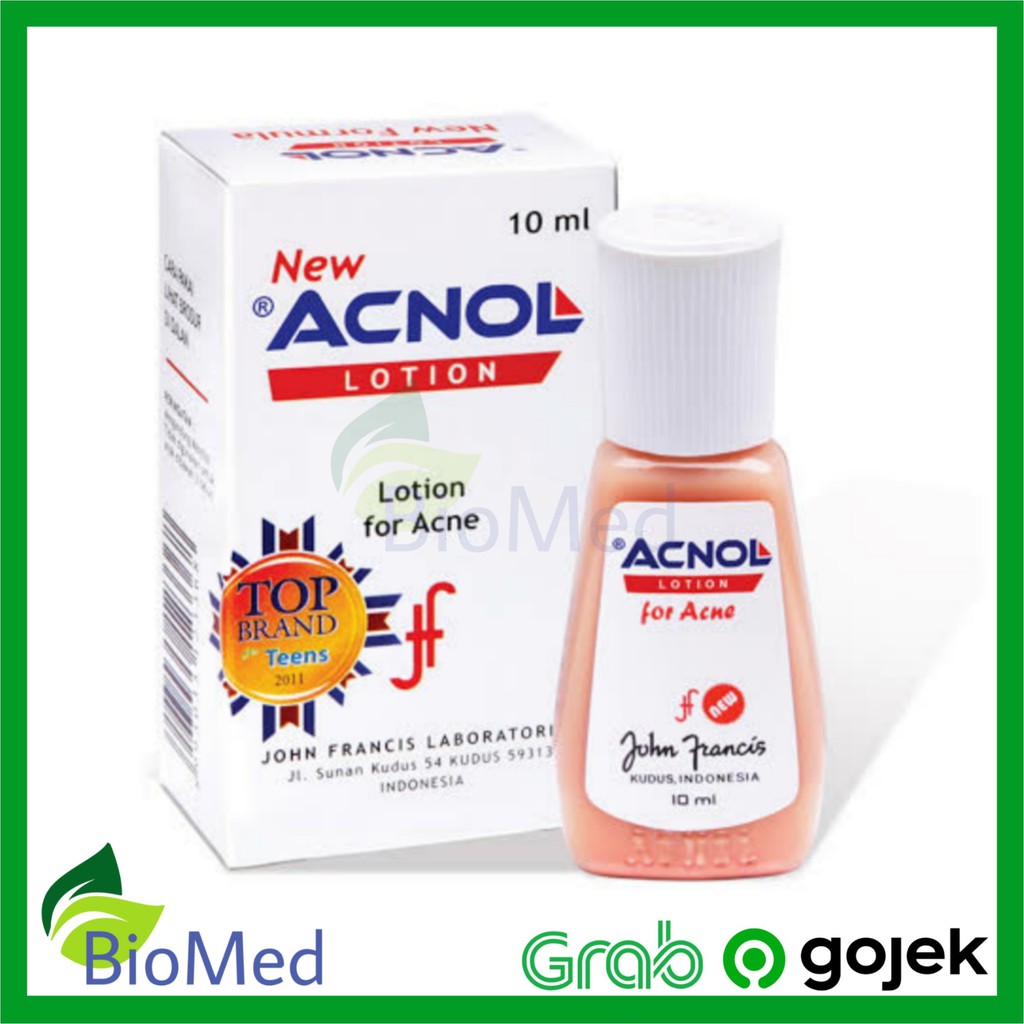 ACNOL LOTION for Acne 10 ml Obat Totol Kulit Jerawat Berminyak Komedo