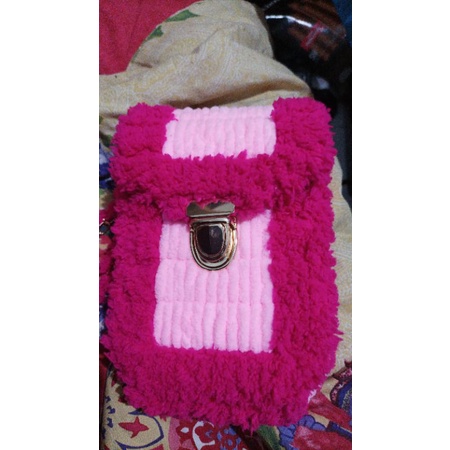 phone bag canvas plastic / tas hp