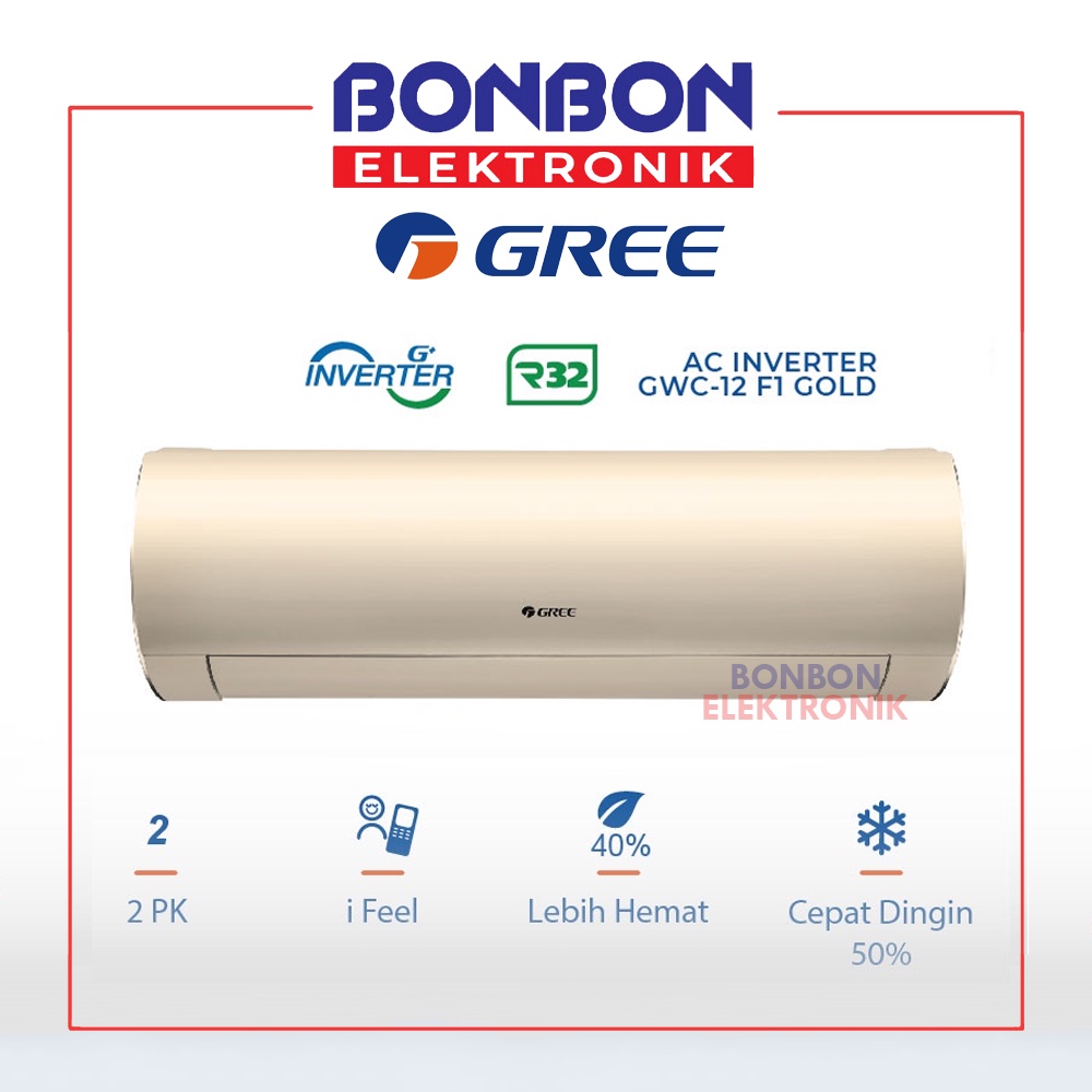 GREE AC 2PK F1 Inverter Series GWC-18F1 (GOLD) 2 PK