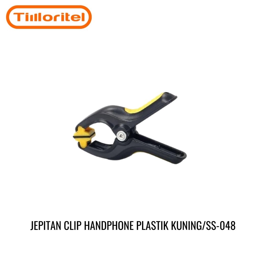 JEPITAN CLIP HANDPHONE PLASTIK KUNING SS-048