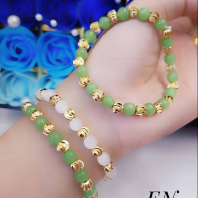 Xuping gelang dan cincin lapis emas 24K 28004