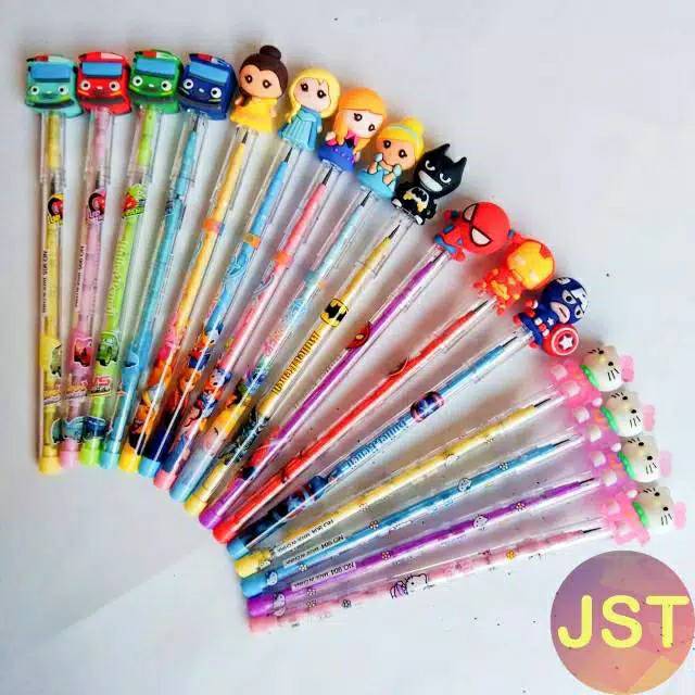 

Pensil karakter motif lucu