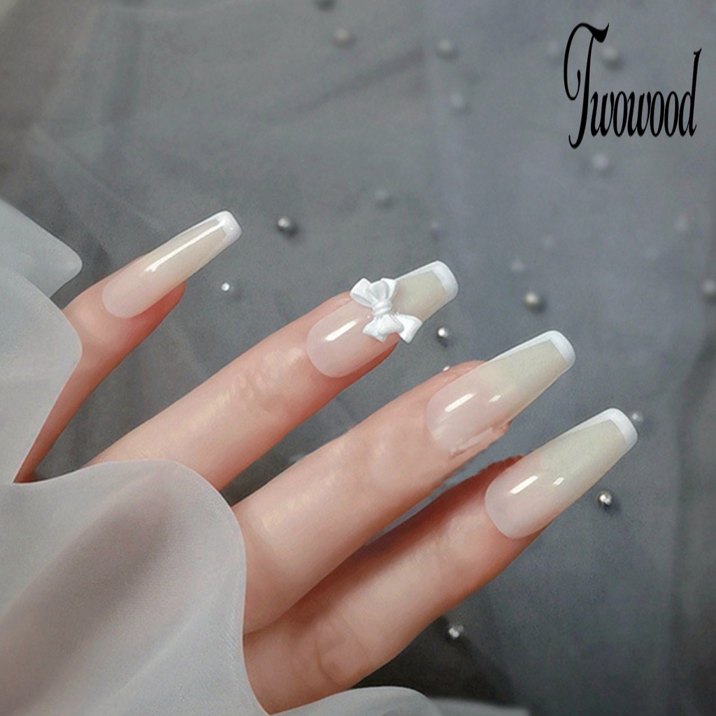 5pcs / Set Ornamen Pita 3D Efek Gloss Untuk Dekorasi Manicure Wanita