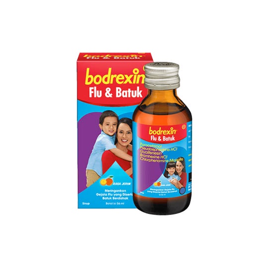 Bodrexsin Flu Dan Batuk Sirup Rasa Jeruk 56ml