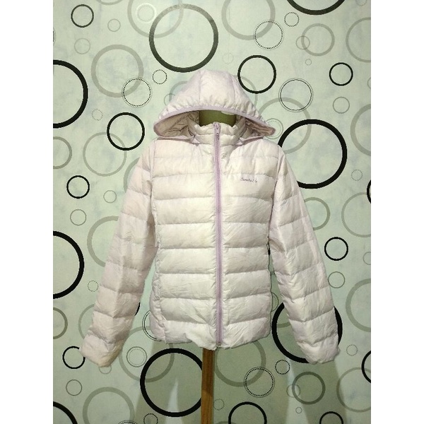 Jaket Bulang warna lilac