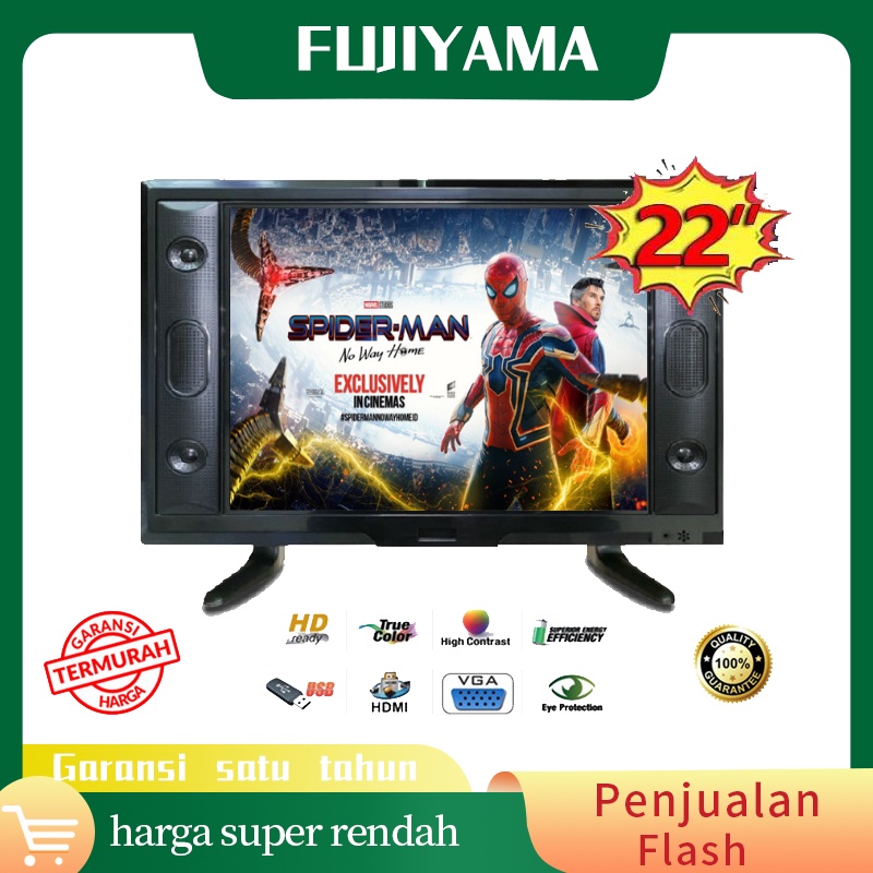 *Fujiyama*  Digital TV LED TV 22 INCH HD Ready FHD TV  Monitor Pc/Gaming/Komputer TV  Murah TV