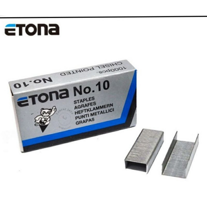 

ETONA Atom/Anak Hekter/Isi Stapler No. 10 Isi 1000 Pcs