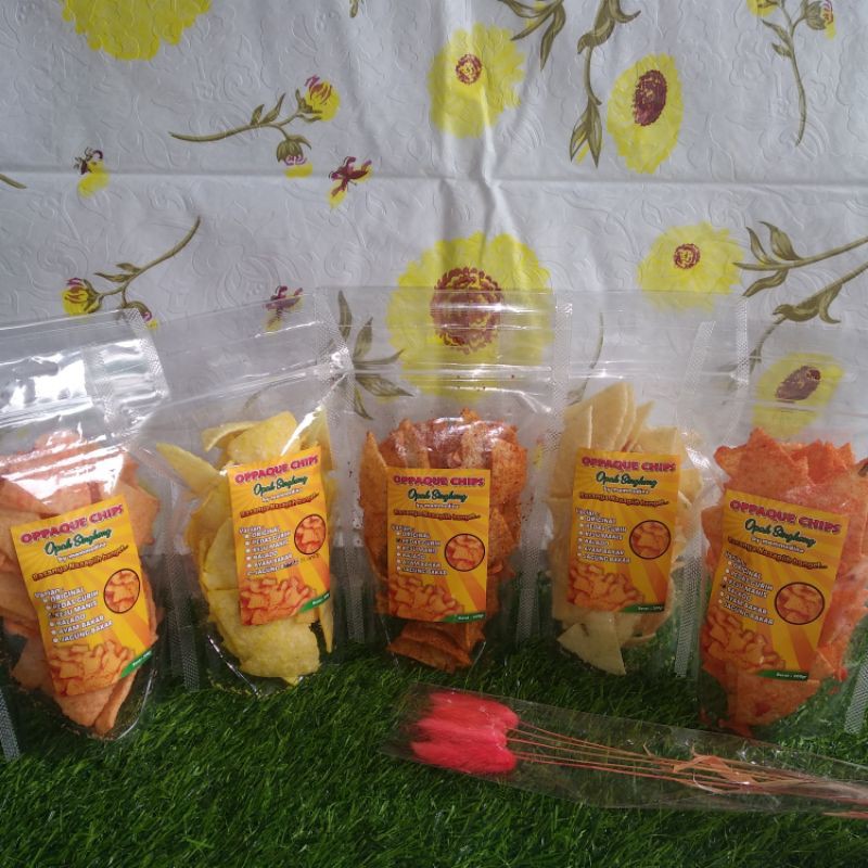 

Opak Singkong Matang Pouch 55gr rasa pedas gurih, keju manis, balado, ayam bakar, jagung manis