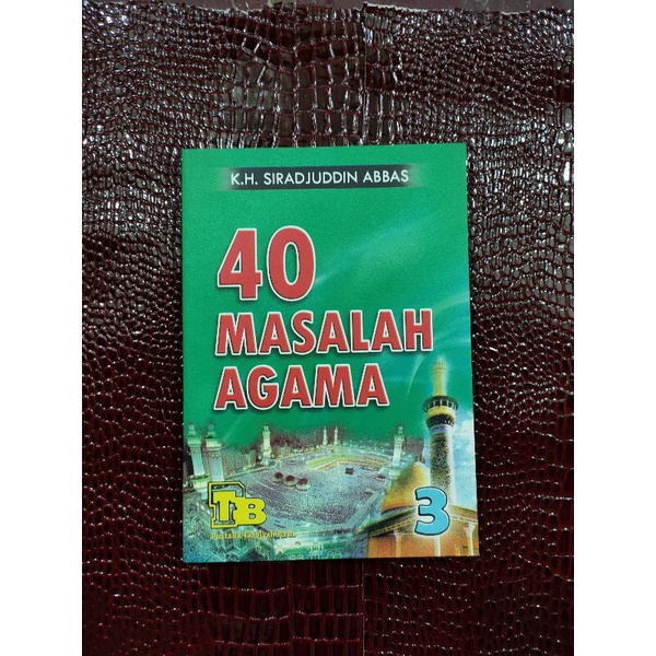 

buku 40 masalah agama jld 3