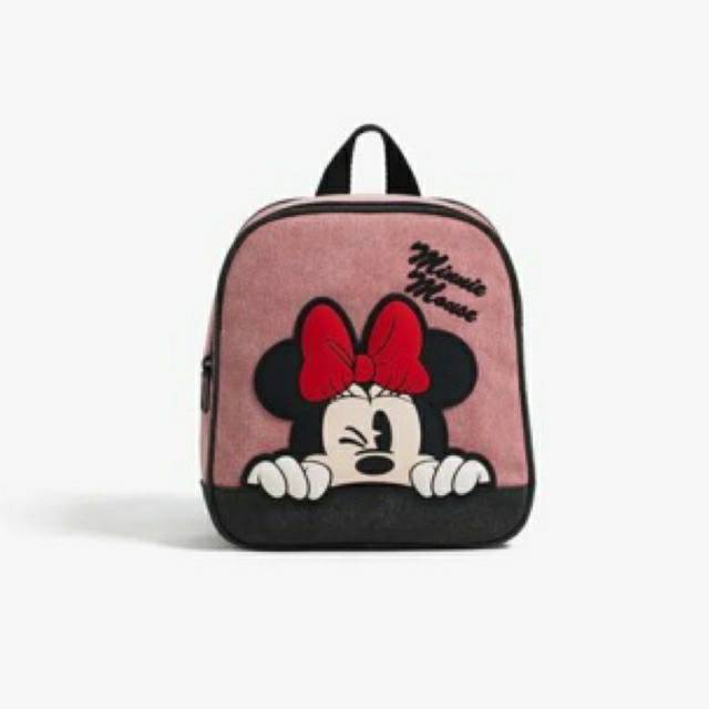 Tas zara minnie mouse backpack mini