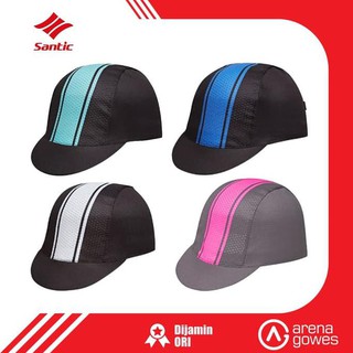 Cycling Caps Topi  Sepeda  Road Bike  Dan Mtb Merk Santic 