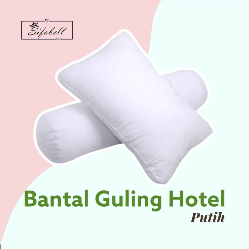 Bantal Guling Silicon Putih Polos Kualitas Hotel