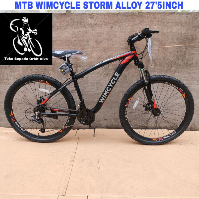 Sepeda Gunung MTB Wimcycle Storm Alloy 27'5Inch 3X8Sp