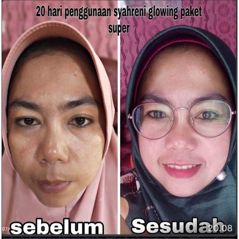 BISA COD BPOM Skincare SABUN FACIAL WASH PAKET LENGKAP SYAHRENI GLOWING syr ORIGINAL syahraeni wajah-2