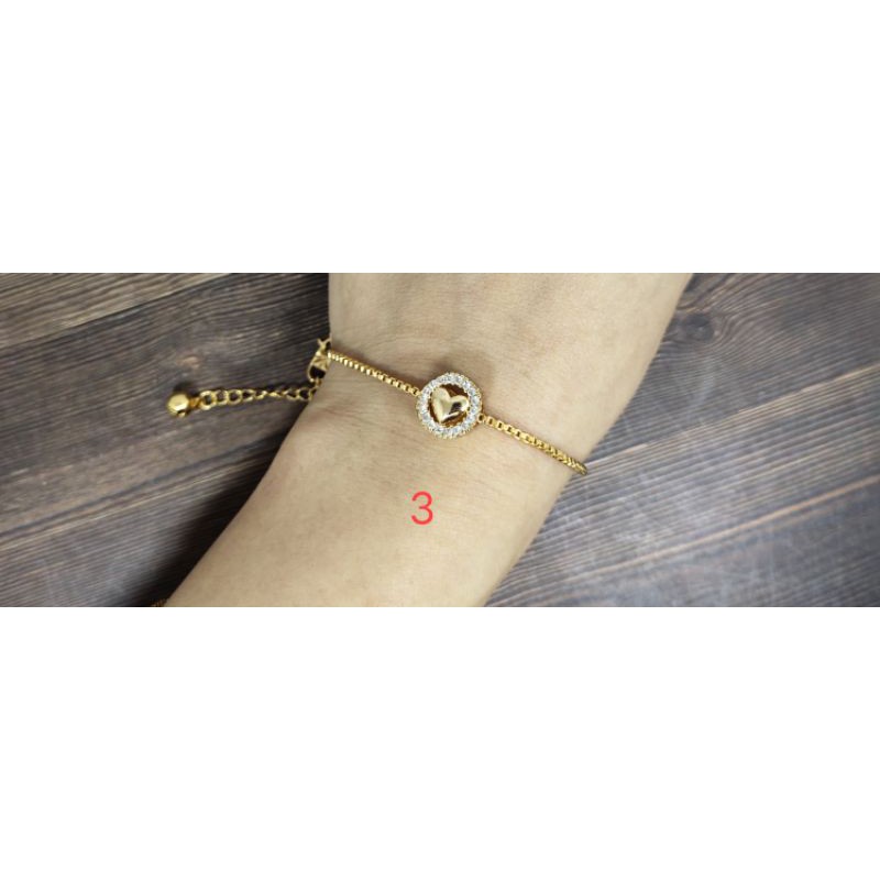 Fifi Fashion Gelang Jose Model Perhiasan Lapis emas 12#