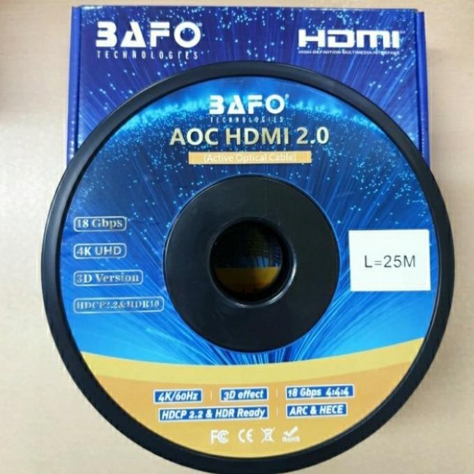 Kabel HDMI  FIBER OPTIC 25 Meter