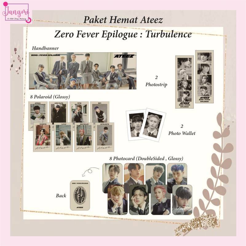 Fankit Ateez - Zero Fever Epilogue (Turbulence / The Real) | Ateez Turbulence | Ateez The Real | Fan