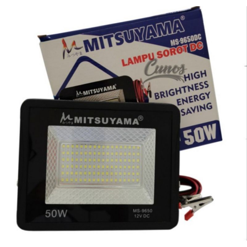 LAMPU SOROT DC LED 50W 50 W 50WATT 50 WATT 12 VOLT LAMPU SOROT AKI MITSUYAMA