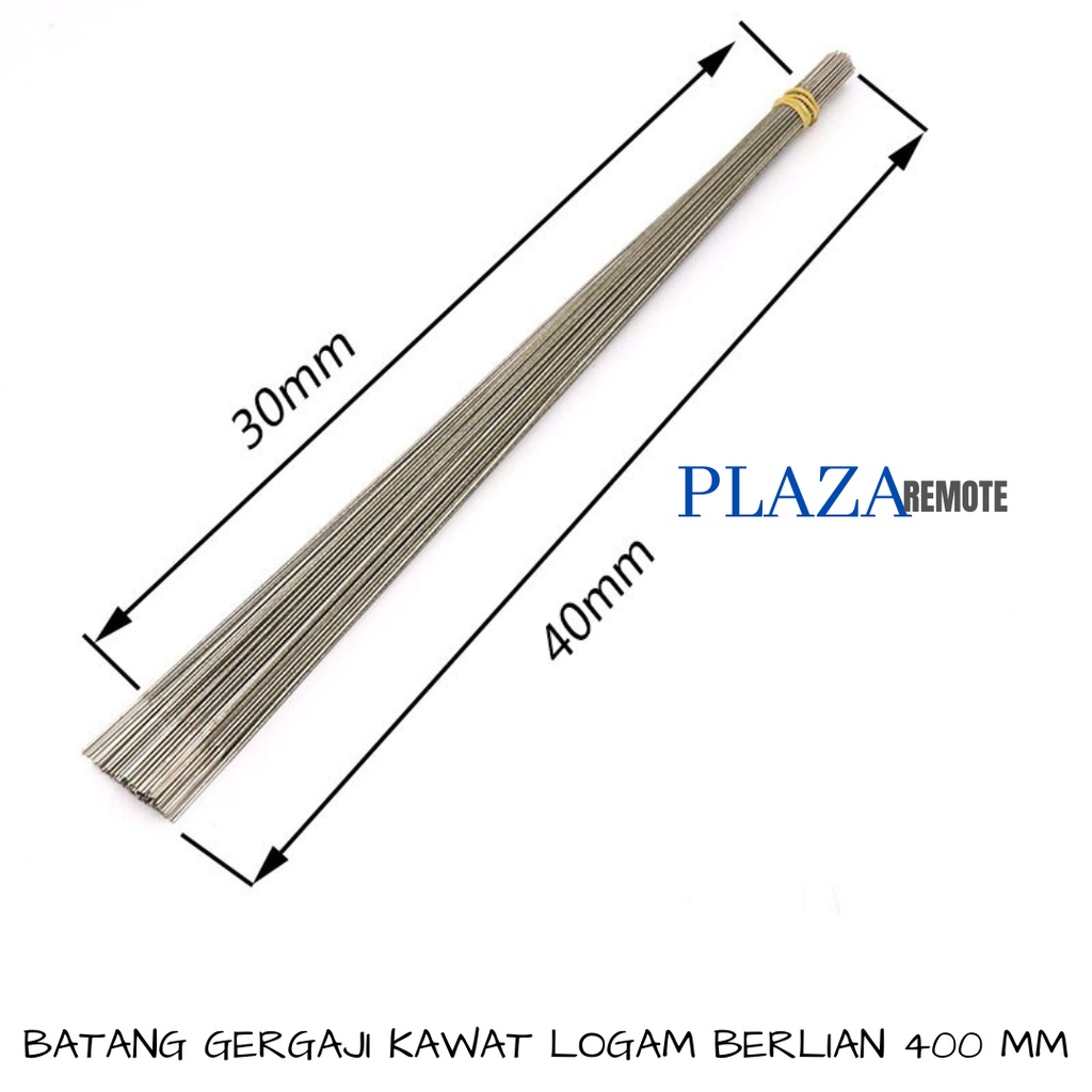 KAWAT BATANG GERGAJI POTONG LOGAM BERLIAN KAYU DLL 400 MM