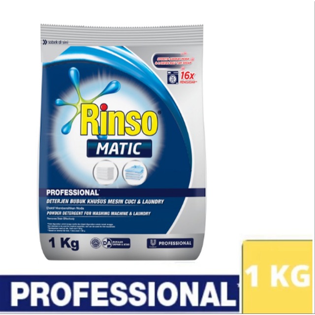 Rinso Matic Powder Detergent Professional