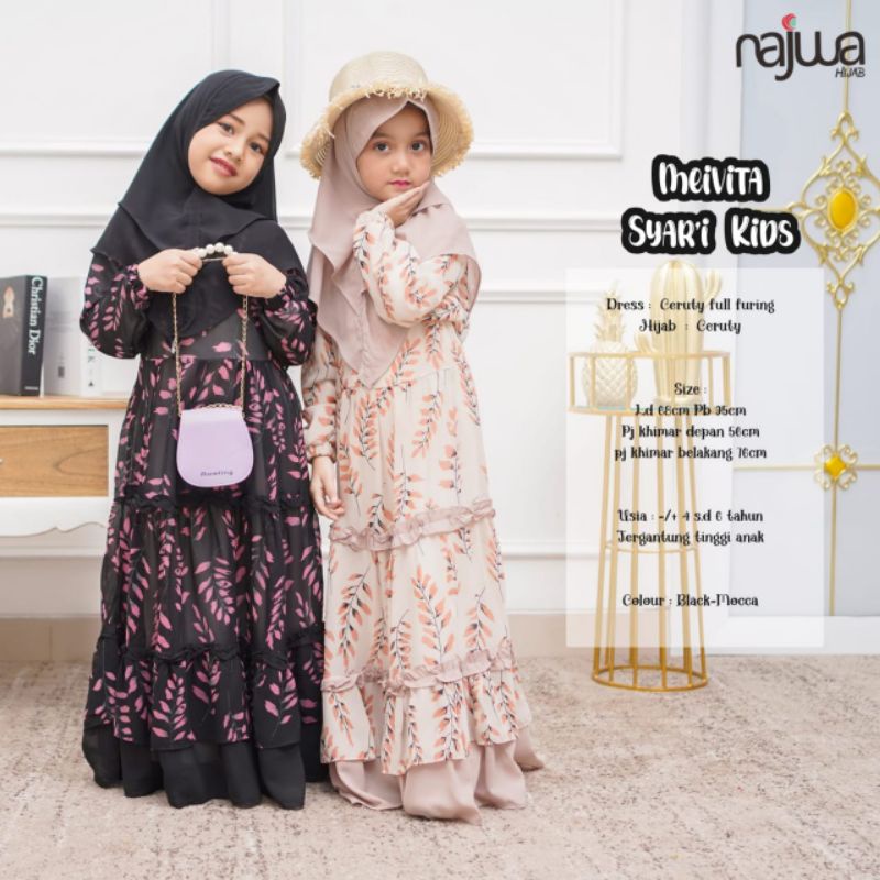 MEIVITA KIDS SYAR'I MURAH REALPICT BESTSELLER