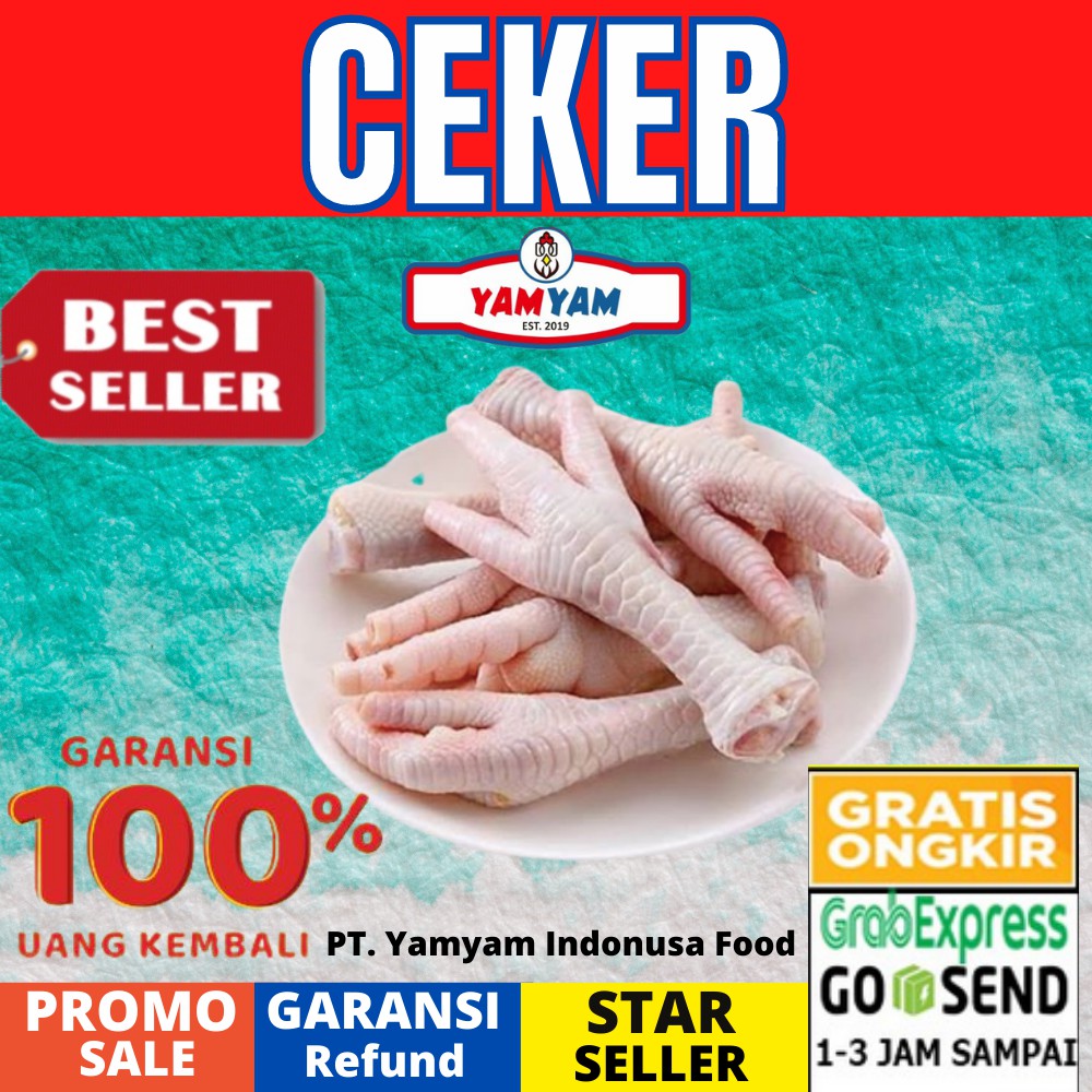 Jual Ceker Ayam Jumbo Gr Gram Premium Besar Halal Murah Gunung Sindur Bogor Bogor Utara