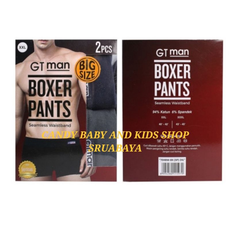 Boxer GTMan 704BW-BX Celana Dalam Pria 704 BW BX Original CD GT Man Seamless Adem GT-Man