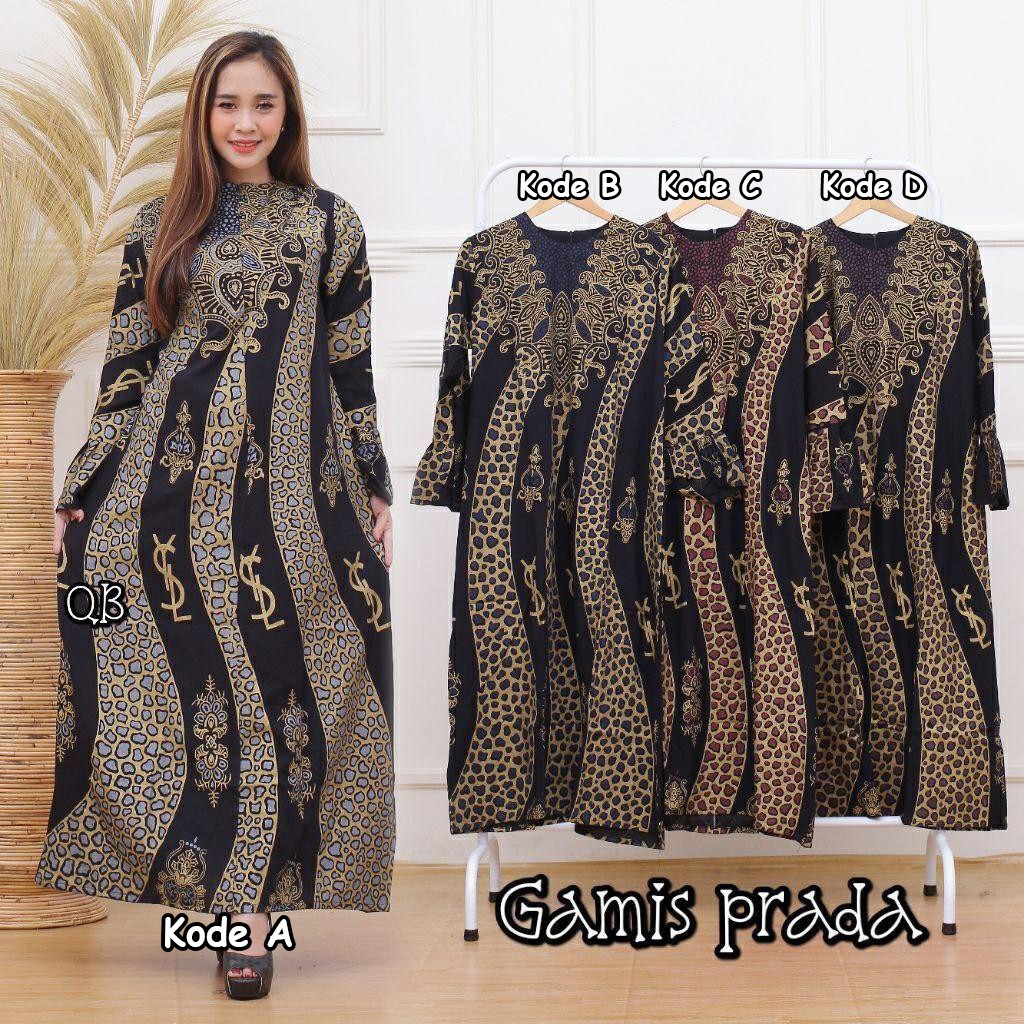 Gamis Prada Batik - Gamis Rayon - Gamis Motif